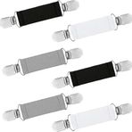 6 adet Cinch Clips, bel klipsi, hırka, kazak, elbise, Cinch Clips, 3 renkli örgü ceket aksesuarı, elbise, çarşaf gergisi, metal klipsli elbise, kazak, tişört ve eldiven için, no, Polyester elyaf