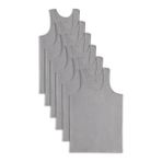 6 Adet Compact Penye Gri Erkek Atlet Pamuklu Standart Fit Normal Kesim 6'lı Paket