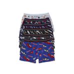 6 Adet Erkek Çocuk Desenli Boxer 505