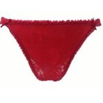 6 Adet Gümüş Bayan Kenar İki İpli Dantelli Bikini Külot M Beden