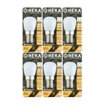 (6 Adet) Heka 2W (14W) 3000K (Sarı Işık) E14 Duylu (İnce Duy) Dim Edilebilir Soft Led Mini Ampul