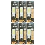 (6 Adet) Heka 5W (37W) 6500K (Beyaz Işık) G9 Duylu Dim Edilebilir Led Kapsül Ampul