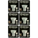 (6 Adet) Heka 6W (50W) 3000K (Sarı Işık) Gu10 Duylu Dim Edilebilir Led Spot Ampul