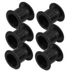 6 Adet Langırt Rulmanları Langırt Futbol Makinesi Mini Futbol Adaptörü Futbol Çocuk Futbolu Futbol Masası Aksesuarları Rulman Futbolu Kutup Futbolu Aks Kapağı Futbol Black Pvc FAVOMOTO