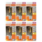 (6 Adet) Ledvance 11W Sarı Işık (2700K) E27 Duylu (Kalın Duy) Filament Led Ampul