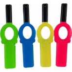 6 Adet Mini Mutfak Çakmağı BX24, Güçlü ve Kullanışlı Set - 1BW-Beyaz