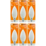 (6 adet) Osaka 6W (50W) Günışığı (4000K) E14 Duylu (Ince Duy) LED Mum Ampul - Gün Işığı