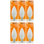 (6 Adet) Osaka 6W (50W) Günışığı (4000K) E14 Duylu (İnce Duy) Led Mum Ampul
