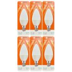 (6 Adet) Osaka 9W (70W) Sarı Işık (3000K) E14 Duylu (İnce Duy) Led Mum Ampul