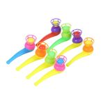 6 Adet Oyuncak Saksafon Popit Pipet Top Üfleme Oyunu Hediyelik Parti Eğlencesi