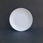6 Adet Standart Düz Melamin Tatlı & Yemek Servis Tabağı 28 cm - Beyaz
