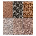 6 Adet Suni Deri Yaprak Leopar Desenli Deri Kumaş Patchwork Dikiş Örgü Kendin Yap Projeleri Takı Üretimi Küpe Para Kötülükleri için