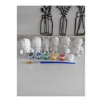 6 ADET SÜPER KAHRAMANLAR BOYAMA ETKİNLİĞİ 7 CM BOYA VE FIRÇA DAHİLDİR PLASTİKTİR