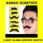 6 Adet Takma Bıyık Seti