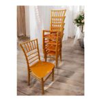 6 Adet Tifany Düğün Organizasyon Bahçe ve Mutfak Sandalyesi Gold