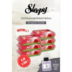 6 Al 5 Öde Sleepy 90'lı Gül Kokulu Bebek Islak Havlu, Rosie Pudra Oda Kokusu - 1