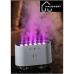 6 Başlıklı Humidifier Ortam ve Oda Nemlendirici Ekolyzer Ses Sensörlü - Beyaz