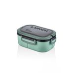 6 Bölmeli Taşınabilir Lunch Box, Yemek Kabı, Diyet Beslenme Kutusu, Saklama Kabı, Çatal Kaşık Setli Sefer Tası, Sızdırmaz Kapaklı, Bölmeli Gıda Taşıma Kabı, 8 Islak Mendil (Yeşil)