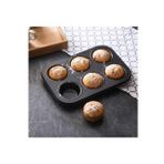6 Bölmeli Yanmaz Ve Yapışmaz Kek Kapsülü Yapışmaz Mini Tart Kek Kapsülü Muffin Ekler Kalıbı 26-18 Cm