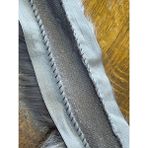 6 cm En 1 Metre Boy Peluş Aplike Ceket Mont Hırka Çanta Tüylü Peluş 1 Metre - Füme