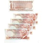 6. Emisyon 20 Türk Lirasi Eski Para . Hobi Koleksiyon Kağıt Para