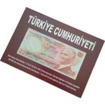 6. Emisyon 20 Türk Lirası Koleksiyon Kağıt Para Özel Folderinde. Eski Para Koleksiyonu.