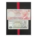 6. Emisyon 7. Emisyon 2 Adet Eski Koleksiyon Kağıt Para.