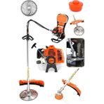 6 Hp Benzinli Sırt Tipi Tırpan 62 cc Motor Bahçe Ot Biçme Temizleme