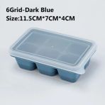 6 Izgara-Koyu Mavi 2 Adet 160 Izgara Mini Silikon Buz Tepsisi Buz Küpleri Katlanabilir Buz Kalıbı Buz Kırıcı Buz Izgara Tepsisi Küçük Kare Kalıp Buz Yapıcı Silikon Kalıp (Yurt Dışından) - Ice Cream Tubs - Renkli