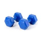 6 kg Pilastik Dambıl Set Mavi