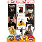 6 Kitaptan Olusan Muhtesem Ataturk Seti (6 Kitap,Poster,Not Defteri,Ayrac)
