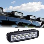 6 Led 18 W Off Road Gündüz Farı Sis Farı Yayıcı Delici Off Road Farı