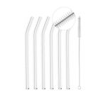 6 Lı Cam Pipet + 1 Adet Temizleme Fırçası 19cm