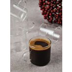 6 lı Cam Türk Kahvesi Fincan Seti Mini Kupa Espresso Kahve Takımı 130 ml
