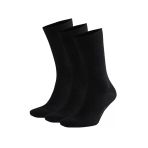 6 Lı Ekonomik Uzun Unisex Siyah Çorap