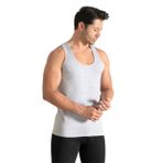 6 lı Seher Erkek Penye Askılı Renkli Pamuklu Atlet (Gri, 2XL)