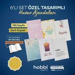 6 Li Set Özel Tasarimli Huzur Ajandalari 2