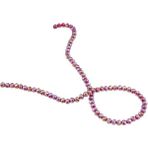6 mm Bordo Kristal Cam Boncuk 1 Dizi - (80-85 Adet)