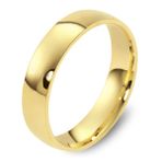 6 mm oval klasik alyans kla17