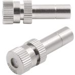 6 mm Quick Connect Mister Heads, Soğutma Sistemi için 30 Adet Buğulanma Ağızları, Su Bay Nozles, Veranda Bahçesi için Pirinç Yağmurlama Sis Onnyles 0.006-0.031 inç Püskürtme Sulama Aracı Kiti, 0,3 mm