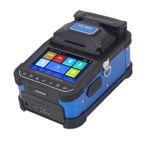 6 Motor Otomatik Optik Fiber Splicer Kaynak Makinesi, Çekirdek Hizalama Teknolojisi, Tam Otomatik Ekleme Ve Isıtma, 3'ü 1 Fiber Braket, 5in HD LCD Dokunmatik (AB fiş AC100-240V)