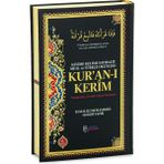 6 Özellikli Satır Arası Kelime Kelime Türkçe Okunuşlu Mealli Kuranı Kerim Cami Boy - Siyah