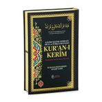 6 Özellikli Satır Arası Kelime Kelime Türkçe Okunuşlu Mealli Kuranı Kerim Orta Boy - Siyah