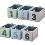 6 Parça Çocuk Odası Düzenleyici Kutu Seti 17 x 27 x 17 cm Ikea 6'lı Set Saklama Kutusu Düzenleme