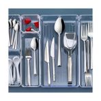 6 Parça Şeffaf Çekmece Düzenleyici Seti – Makyaj, Mutfak ve Ofis Için Çok Amaçlı Organizer Kutuları | Kaymaz, Dayanıklı, Modern Organizer Set - 001-Renkli - Option-1