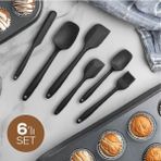 6 Parça Silikon Servis Seti Siyah