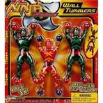 6 PCS NİNJA FORCE WALL TUMBLERS NİNJA OYUNCAKLARI DUVARA YAPIŞAN TAKLACI SAVAŞCI NİNJA