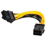 6 pin to 8 pin Ekran Kartı Mining Kart Bakır Power Güç Kablosu