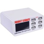 6 Port USB Şarj Cihazı, Güç ve Akım Ölçer, Hızlı ve Güvenilir Şarj - Seçenek 1
