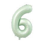 6 Rakam Adaçayı Folyo Balon 34 İnç 76-82 Cm